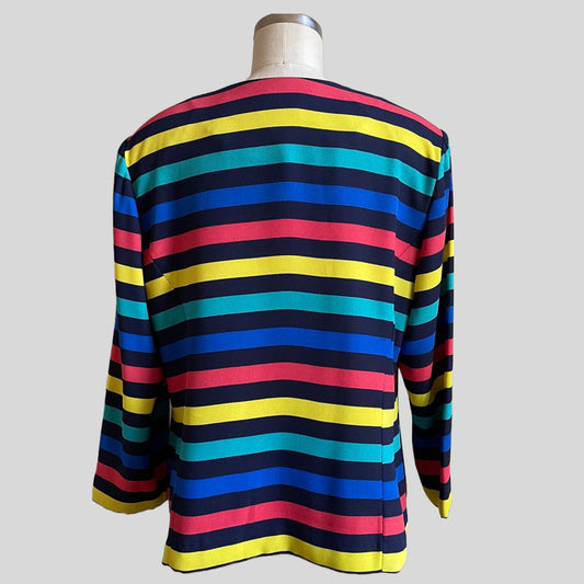 80s/90s Multicolor Striped Top