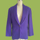 80s Royal Purple 100% Wool Blazer