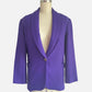 80s Royal Purple 100% Wool Blazer