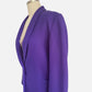 80s Royal Purple 100% Wool Blazer
