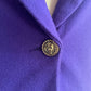 80s Royal Purple 100% Wool Blazer