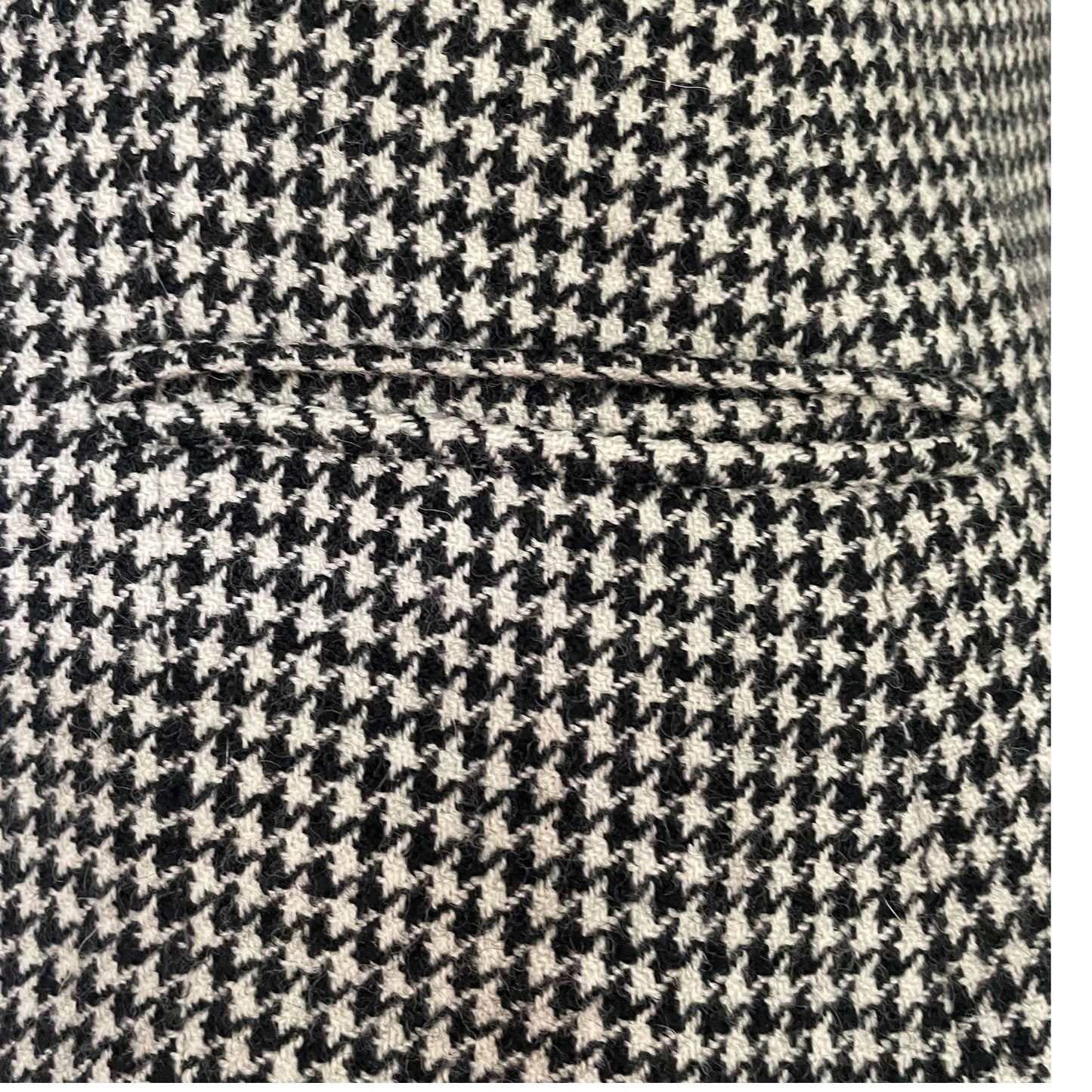 90s Houndstooth 100% Suit Jacket