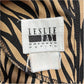 90s Zebra Print Sheath Dress