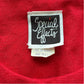 80s Burning Red Shirtwaist Dress