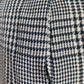 90s Navy and Pastel Pink Pink Houndstooth Plaid Skirt