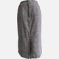 90s Houndstooth Asymmetrical Skirt Suit