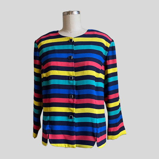 80s/90s Multicolor Striped Top
